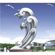 2016 Nueva ola de escultura de acero inoxidable de alta calidad / Escultura al aire libre moderna